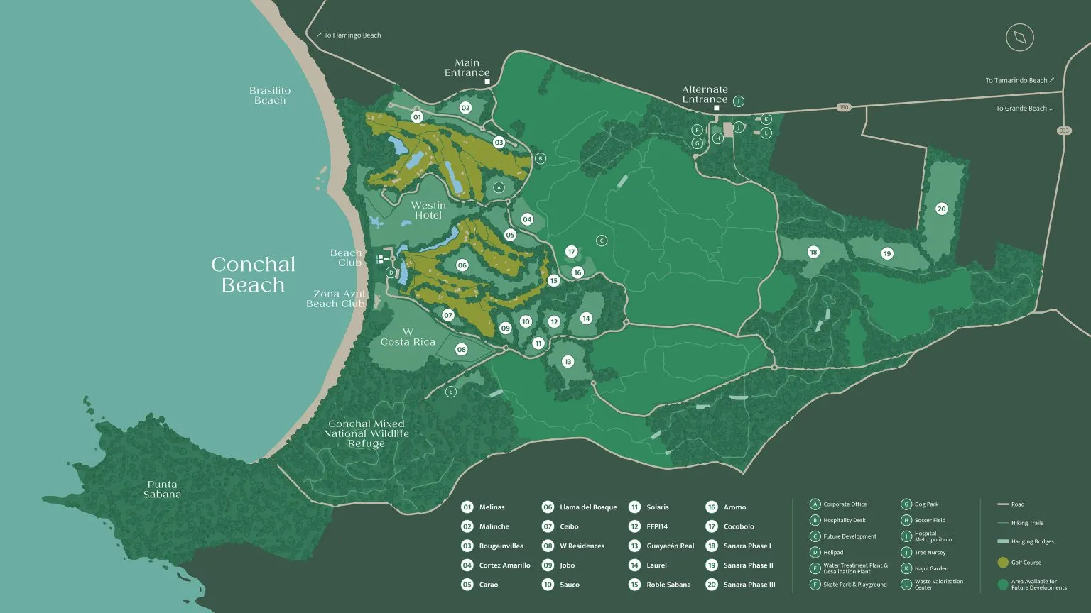 Reserva Conchal master plan